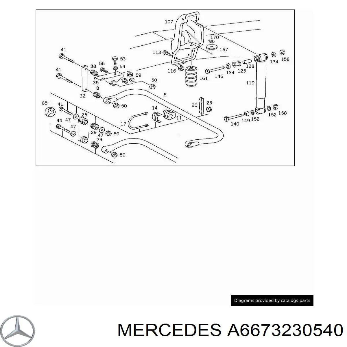 A6673230540 Mercedes 