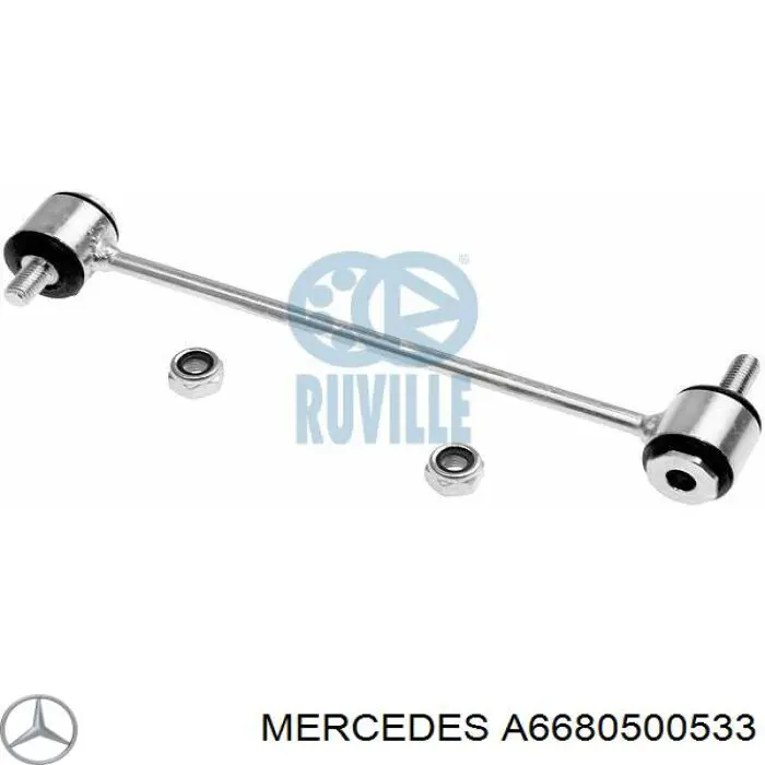 A6680500533 Mercedes palanca oscilante, distribución del motor