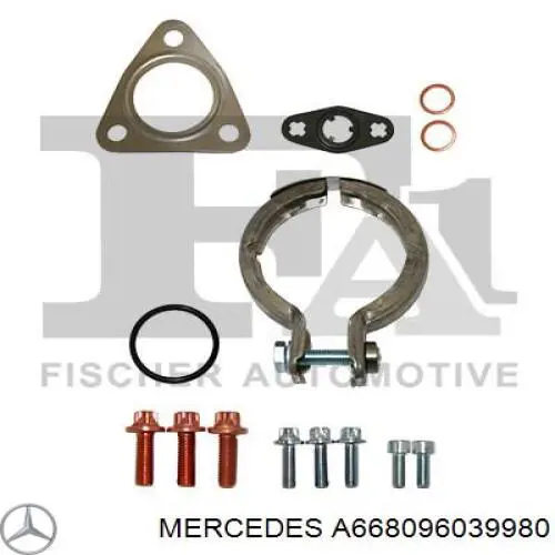 A668096039980 Mercedes turbocompresor