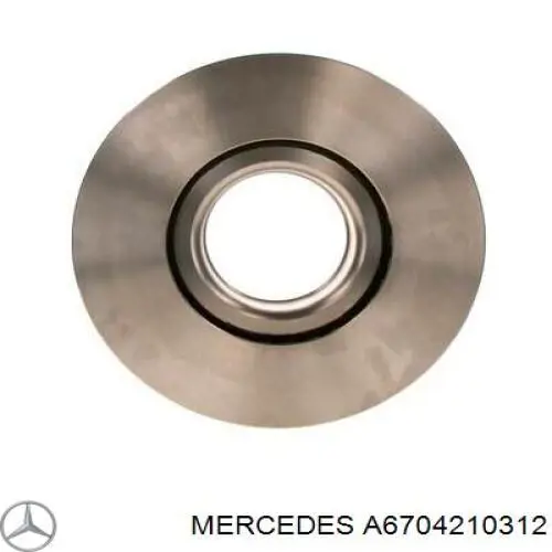 A6704210312 Mercedes freno de disco delantero