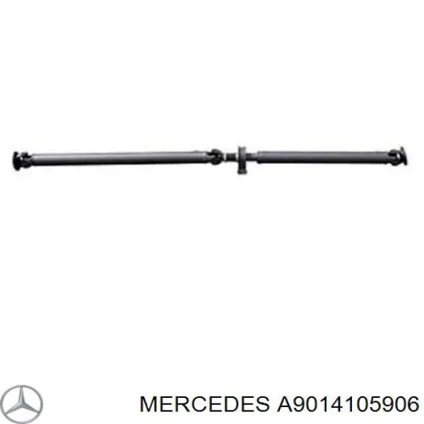 A9014105906 Mercedes árbol cardán trasero completo