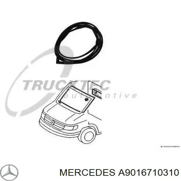 A9016710310 Mercedes parabrisas