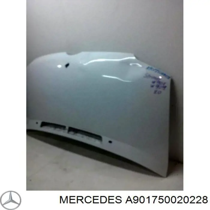 A901750020228 Mercedes capó del motor