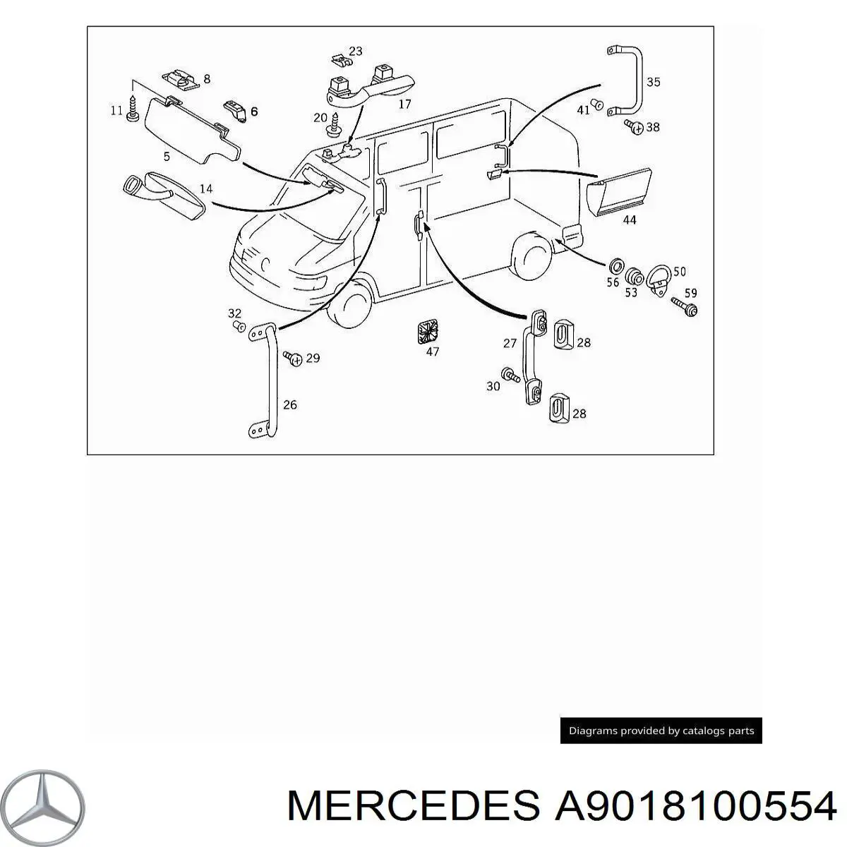 A9018100554 Mercedes 