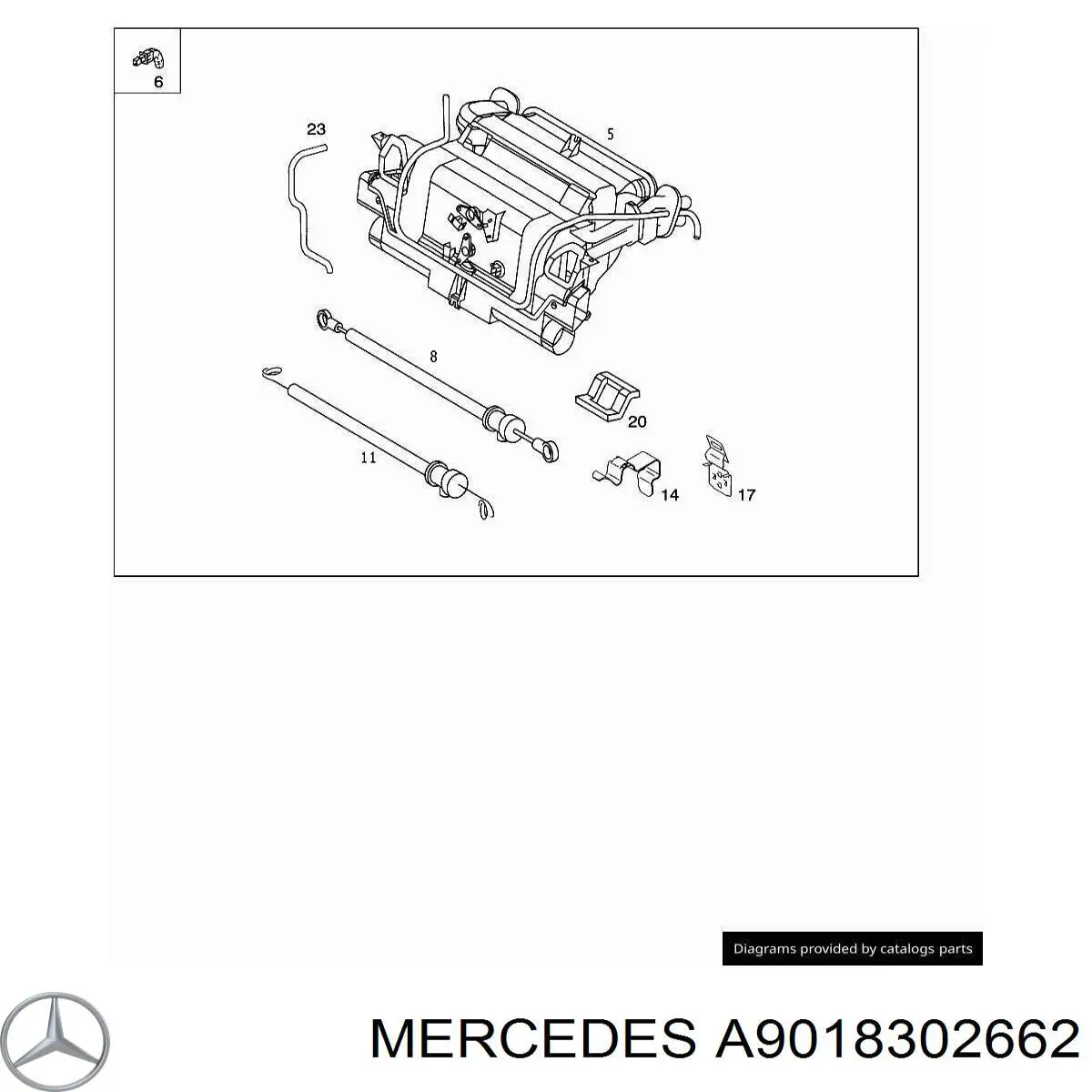 A9018302662 Mercedes 