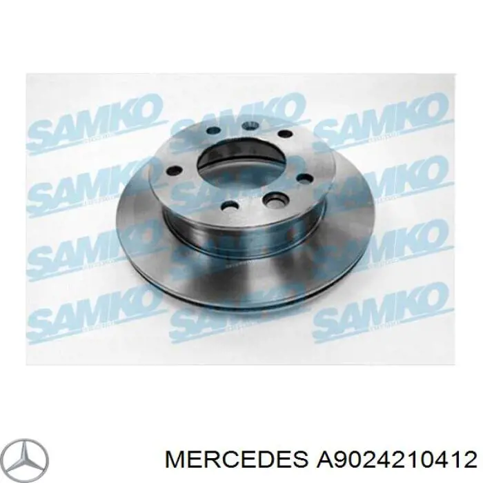 A9024210412 Mercedes freno de disco delantero