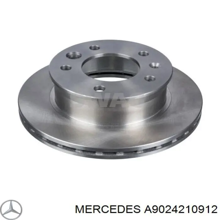 A9024210912 Mercedes freno de disco delantero