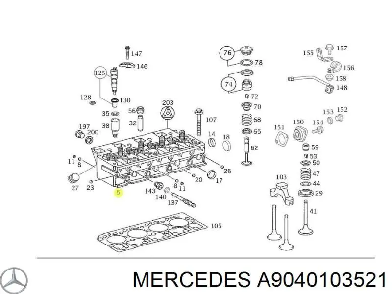 A9040103521 Mercedes 