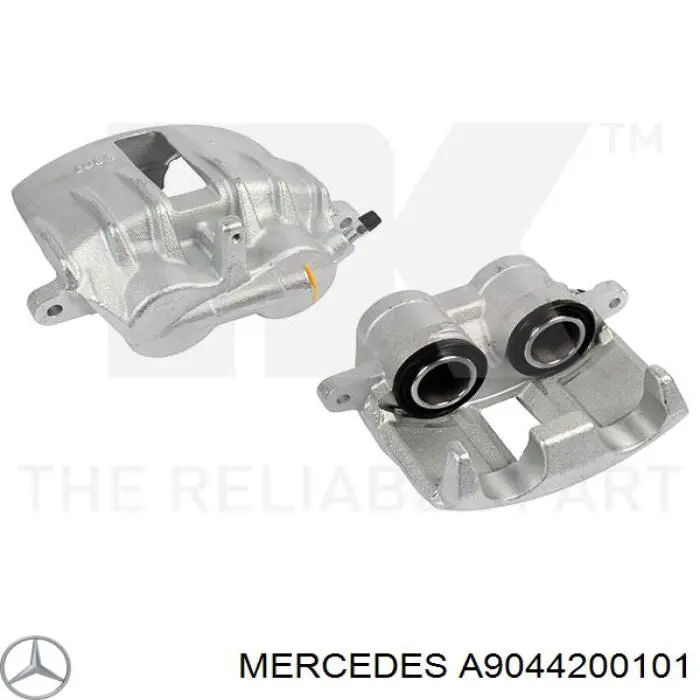 A9044200101 Mercedes pinza de freno delantera izquierda