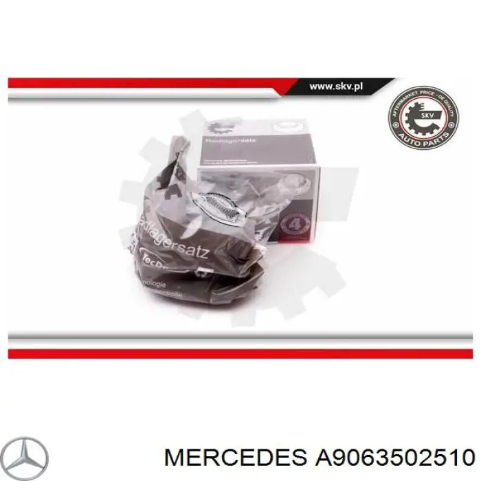 A9063502510 Mercedes árbol de transmisión trasero derecho