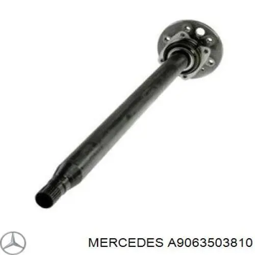 A9063503810 Mercedes árbol de transmisión trasero derecho