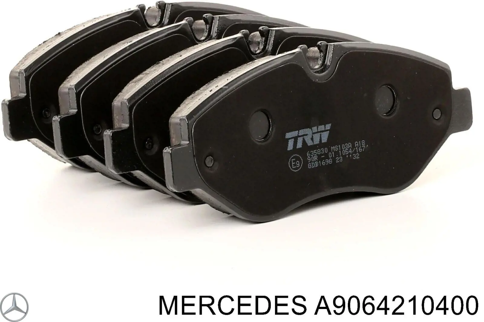 A9064210400 Mercedes pastillas de freno delanteras