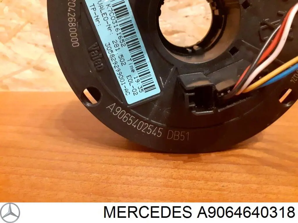  Anillo AIRBAG del volante para Mercedes Sprinter 906