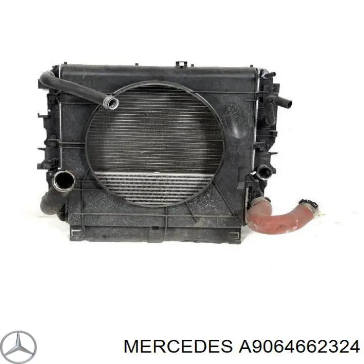 A9064662324 Mercedes radiador de direccion asistida