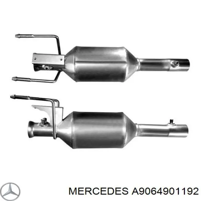 A9064901192 Mercedes filtro hollín/partículas, sistema escape