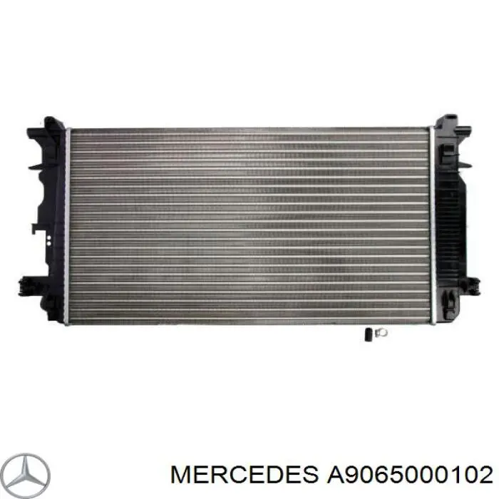 A9065000102 Mercedes radiador refrigeración del motor