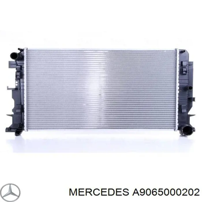 A9065000202 Mercedes radiador refrigeración del motor