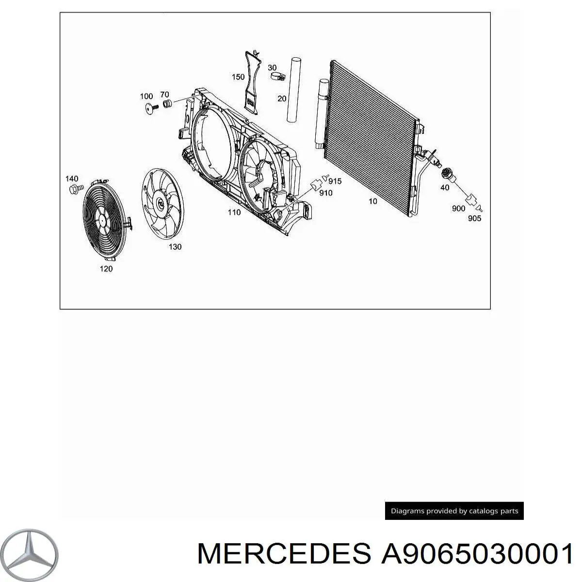  Rejilla de protección Radiador Condensador para Mercedes Sprinter 906