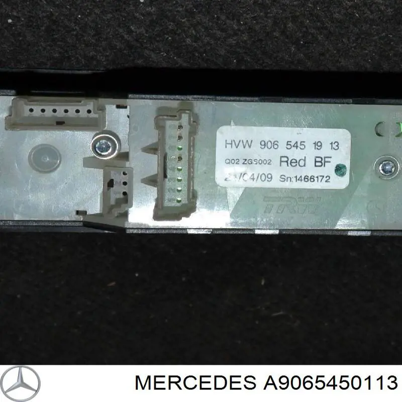 A9065450113 Mercedes unidad de control elevalunas delantera izquierda