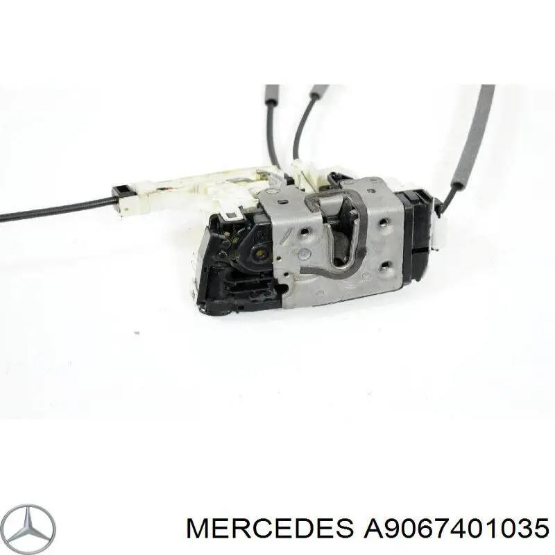 A9067401035 Mercedes cerradura de puerta de batientes, trasera derecha