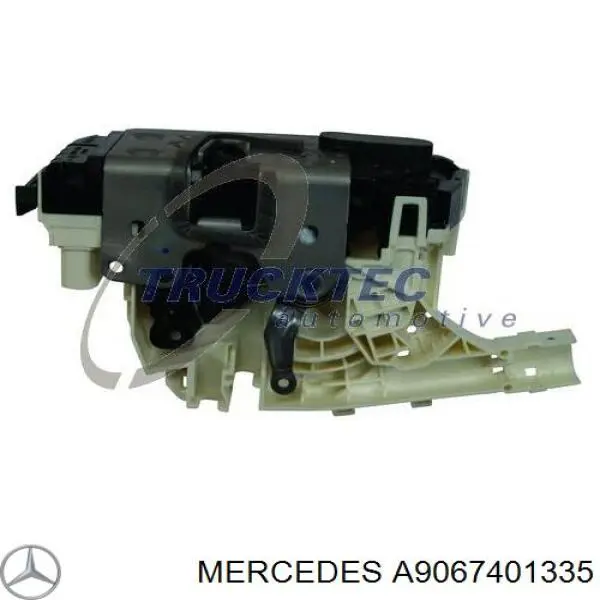 A9067401335 Mercedes cerradura de puerta de batientes, trasera derecha