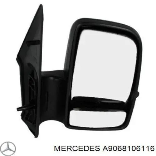 A9068106116 Mercedes espejo retrovisor derecho