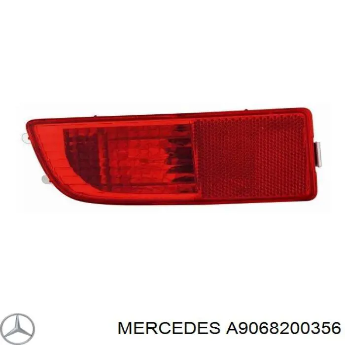  Faro antiniebla trasero derecho para Mercedes Sprinter 906