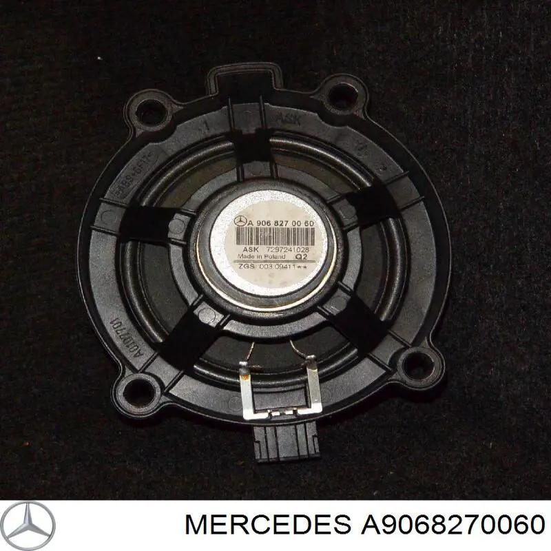  Altavoz de puerta delantera para Mercedes Sprinter 906