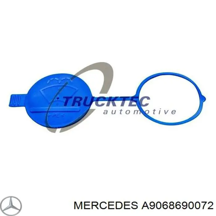 A9068690072 Mercedes tapa de depósito del agua de lavado