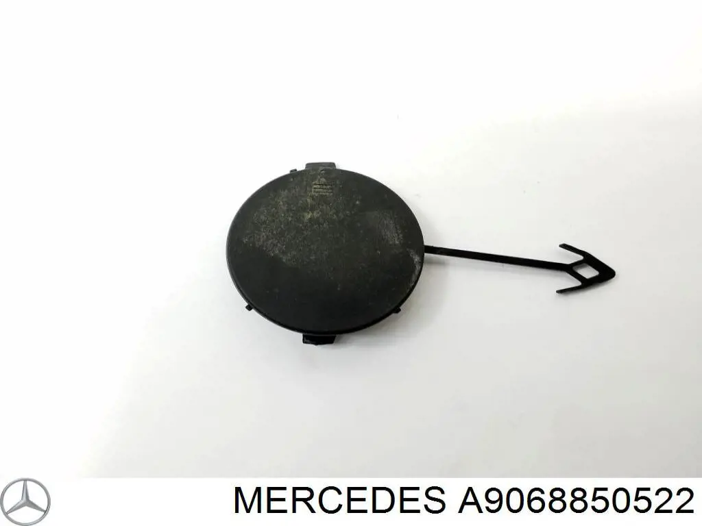 A9068850522 Mercedes cobertura de parachoques, enganche de remolque, delantera