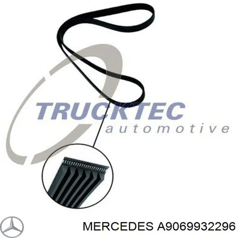 A9069932296 Mercedes correa trapezoidal