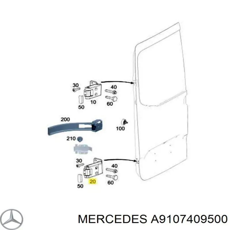 A9107409500 Mercedes 