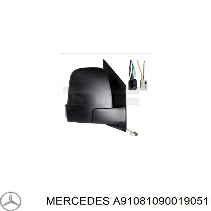  Espejo retrovisor derecho para Mercedes Sprinter 907, 910