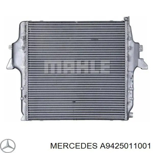 A9425011001 Mercedes radiador de aire de admisión