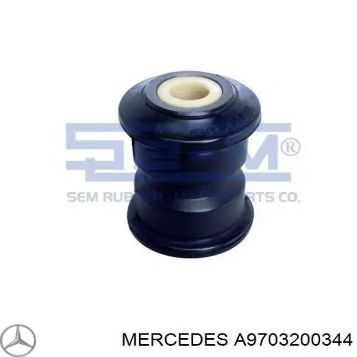 A9703200344 Mercedes silentblock trasero de ballesta trasera