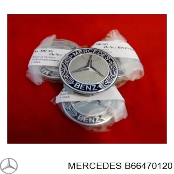 B66470120 Mercedes tapacubo rueda