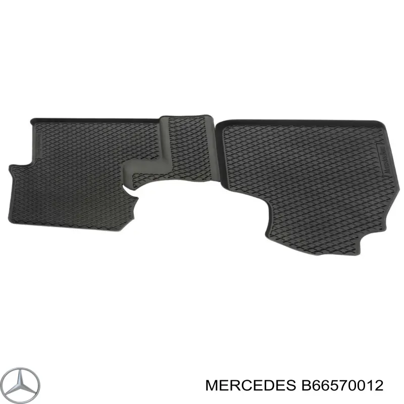  Juego de esteras delanteras, 2 piezas para Mercedes Sprinter 906