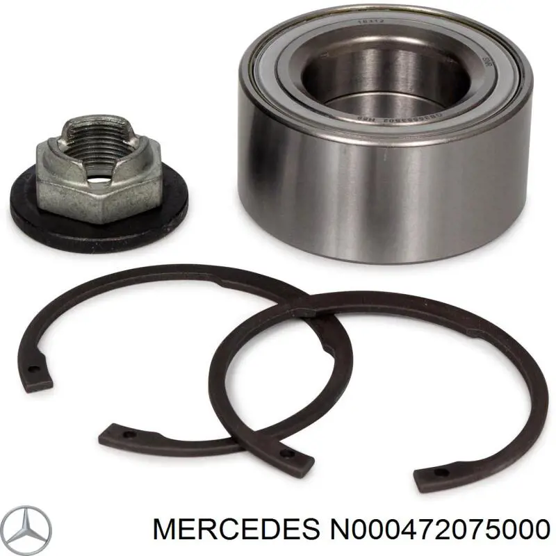 N000472075000 Mercedes cojinete de rueda delantero