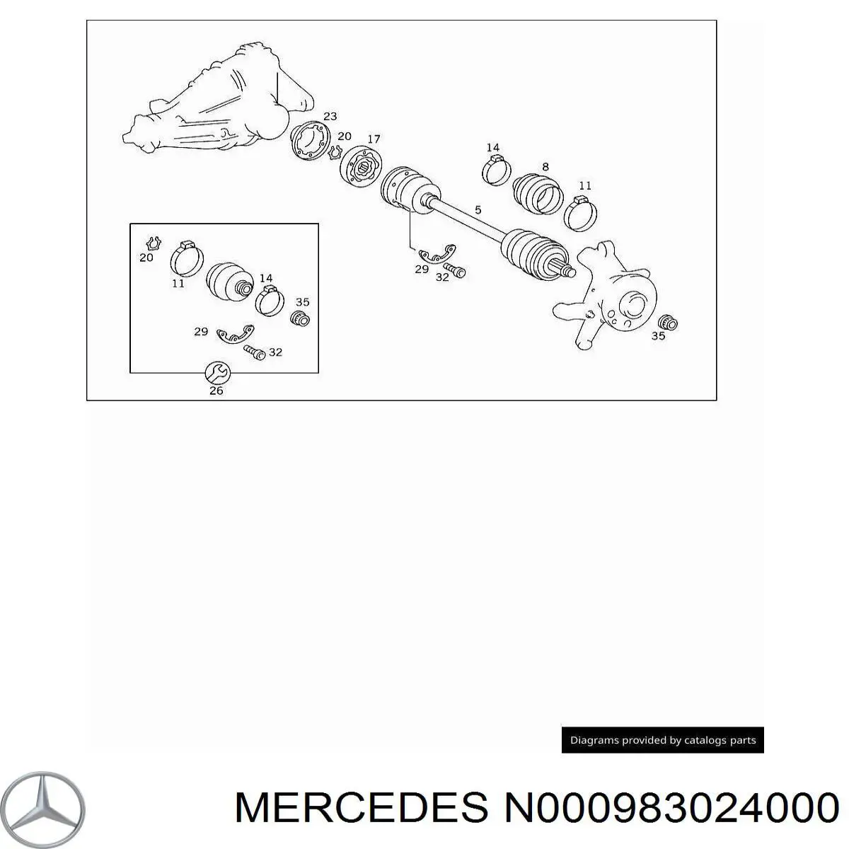 N000983024000 Mercedes 