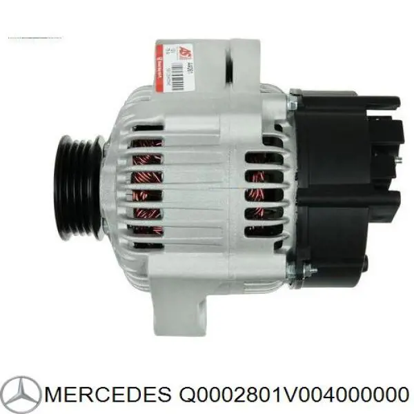 Q0002801V004000000 Mercedes alternador