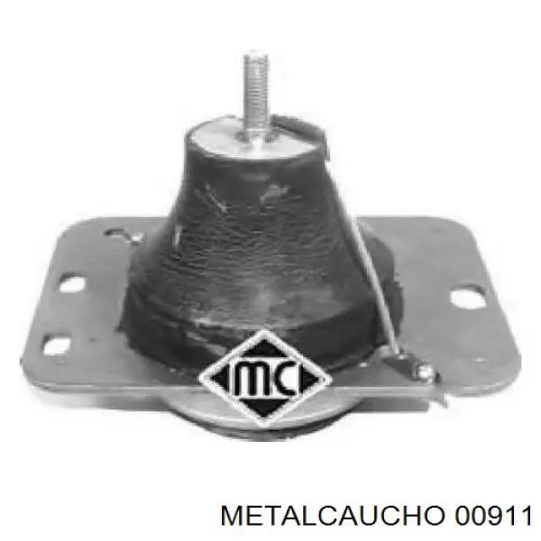 00911 Metalcaucho almoahada (soporte Del Motor Izquierda / Derecha)