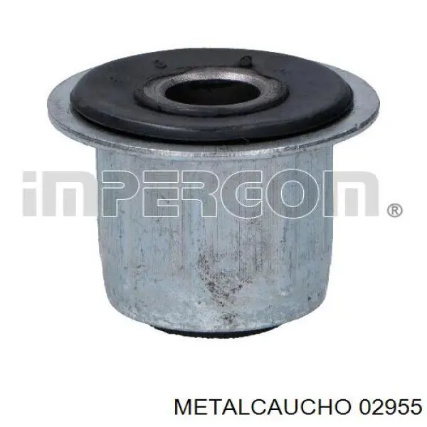 02955 Metalcaucho silentblock trasero de ballesta trasera