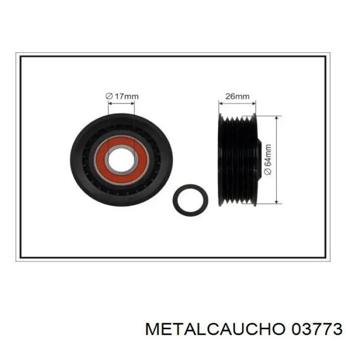 03773 Metalcaucho caja del termostato