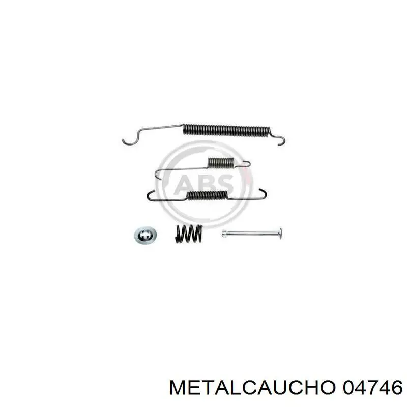 04746 Metalcaucho soporte para taco de motor trasero