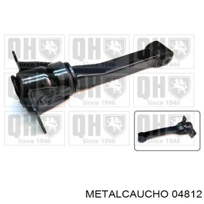 04812 Metalcaucho soporte de motor trasero