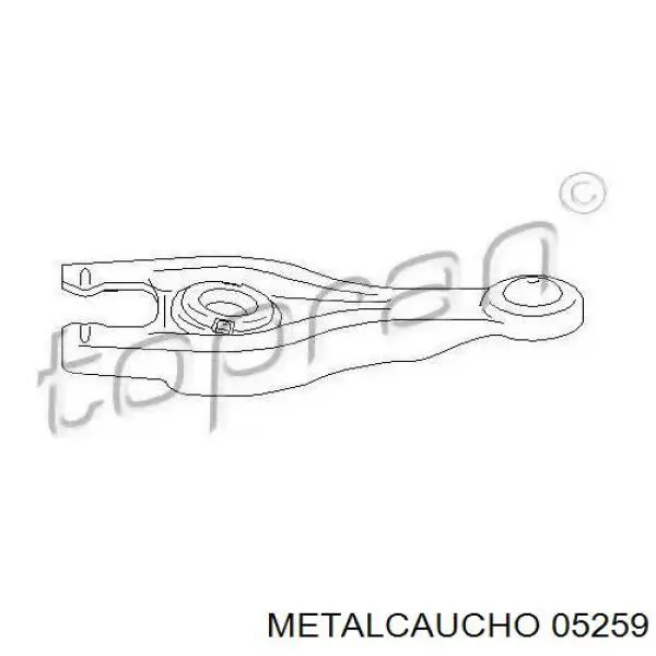 05259 Metalcaucho horquilla de desembrague, embrague