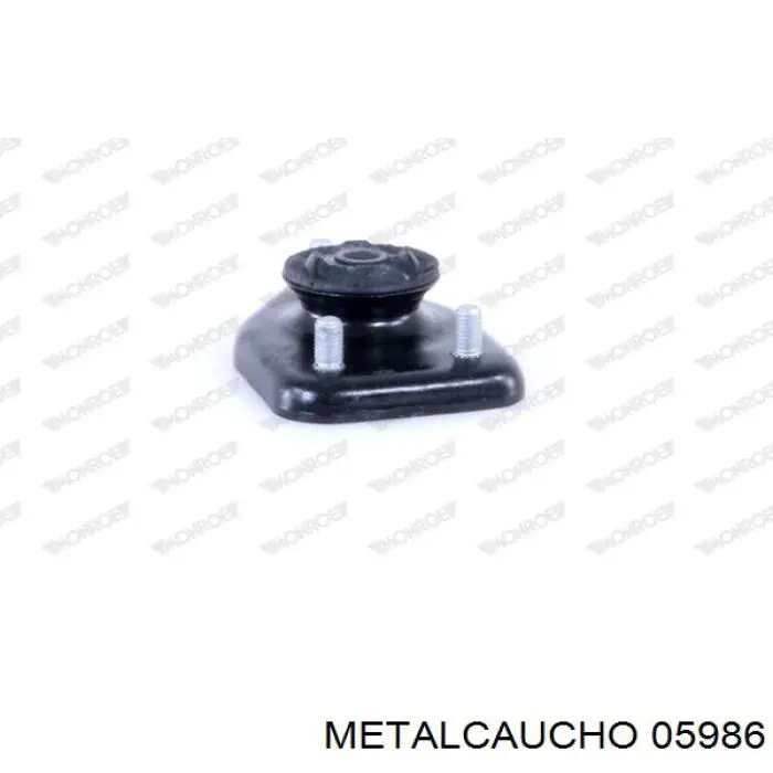 05986 Metalcaucho soporte amortiguador trasero