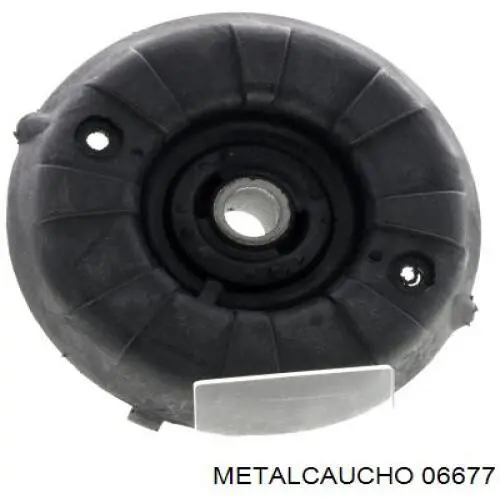 06677 Metalcaucho soporte amortiguador delantero