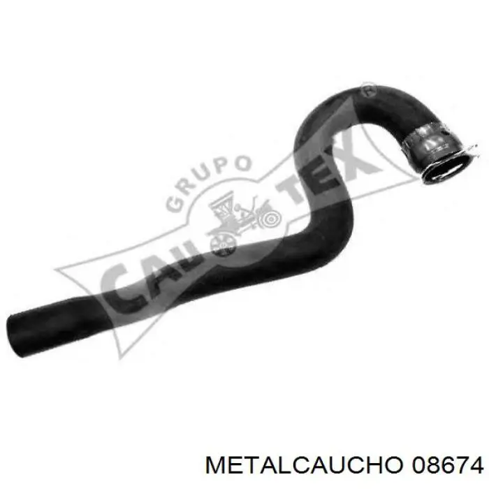  Tubería de radiador, tuberia flexible calefacción, inferior para Peugeot 206 2A/C