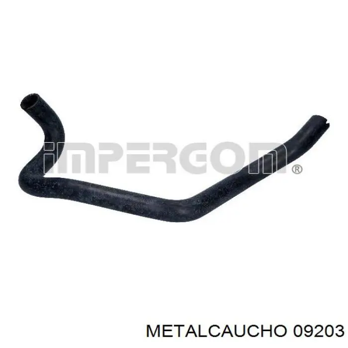  Manguera refrigerante para radiador inferiora para Peugeot 207 WA, WC